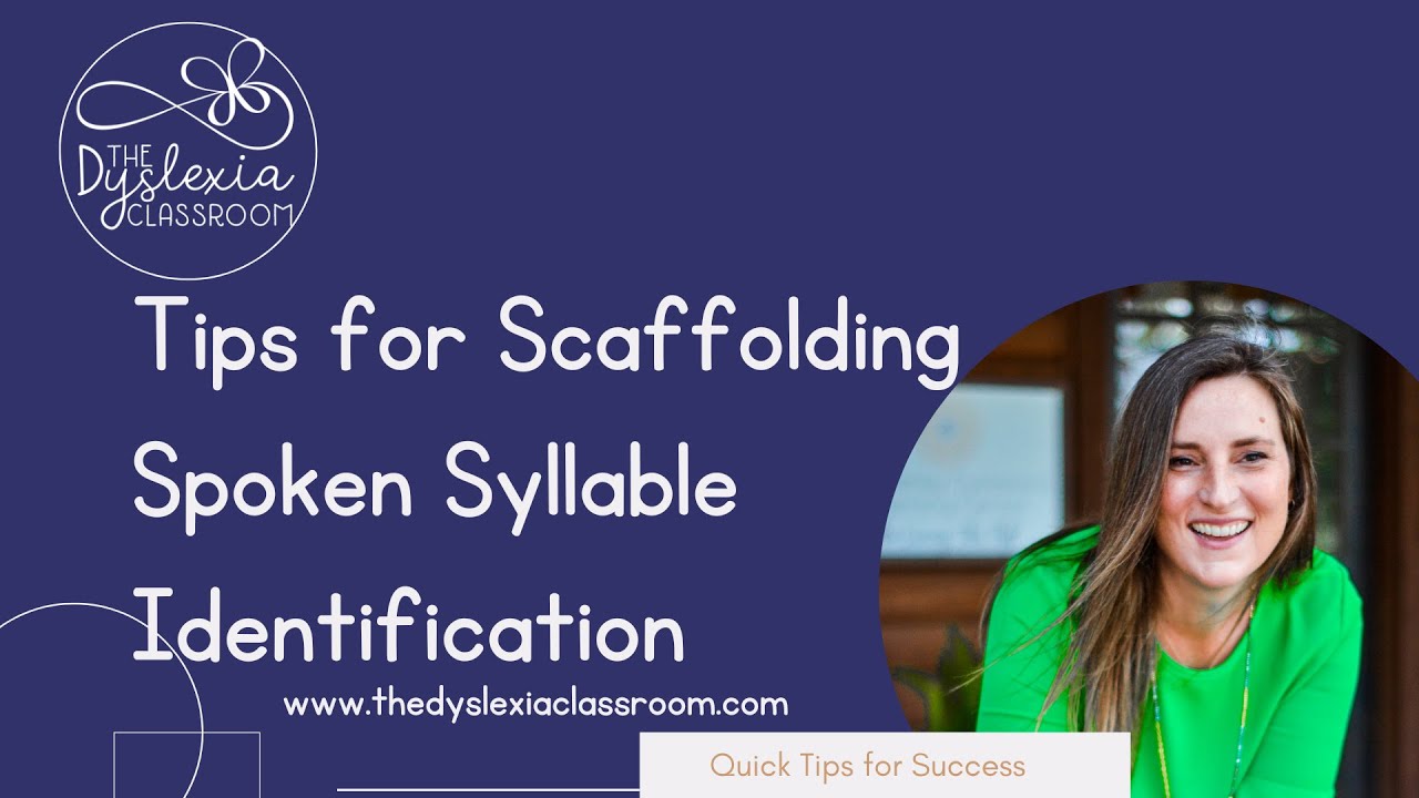 Scaffolding for Spoken Syllable Identification