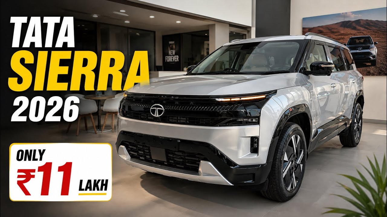 New 2026 Tata Sierra Top Model Review || Best Safety Car | Tata Sierra 2026 || Sierra Base Model