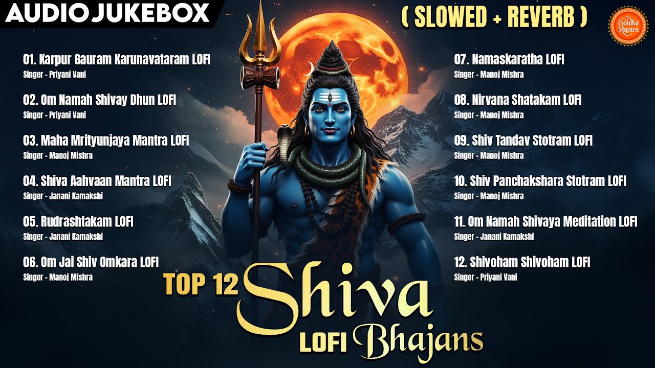 🔱Top 12 Shiva LOFI Bhajans | Most Powerful Mantras of Lord Shiva ✨ [Lofi + Slowed + Reverb Songs]