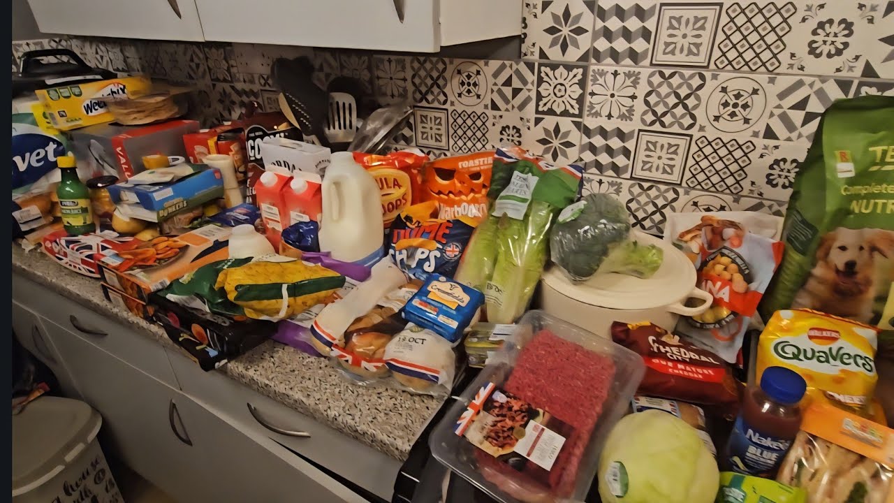 TESCO GROCERY HAUL - FAMILY OF 3