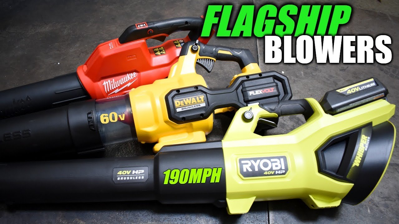 Supposedly Beats a Cat 5 Hurricane: Ryobi 190MPH vs DeWalt 60V & M36 Milwaukee