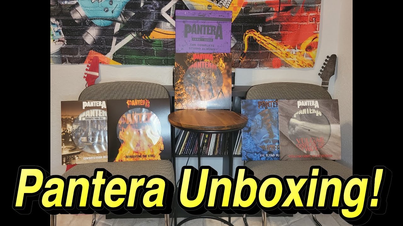 Pantera Discography Unboxing!