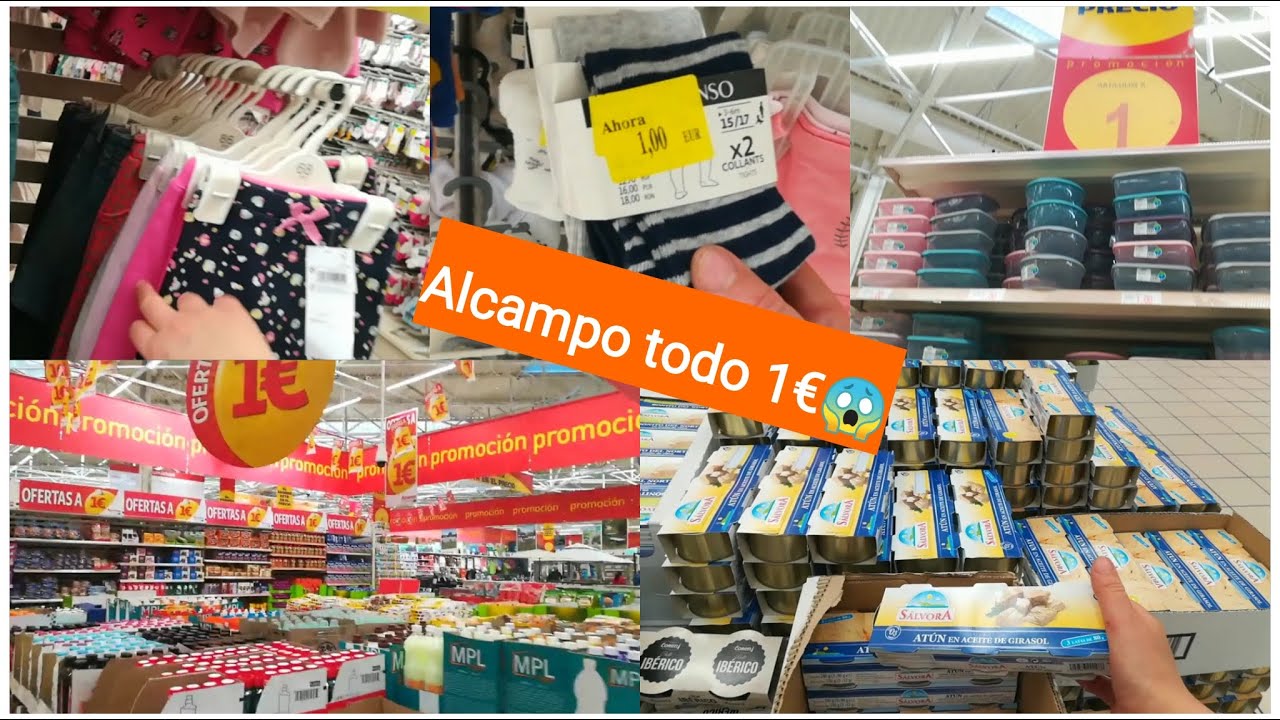 تخفيضات alcampo كلشي 1€😱 ofertas alcampo