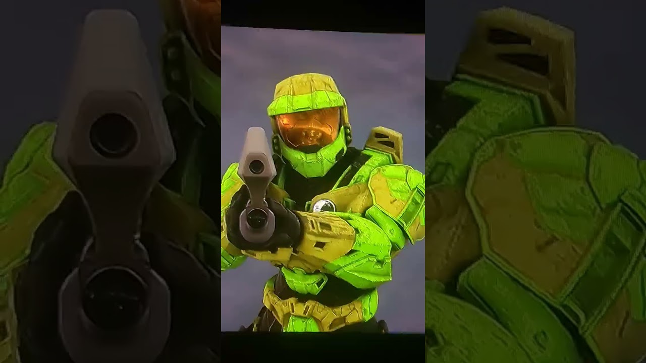 Master Chief in his UNSC water base
