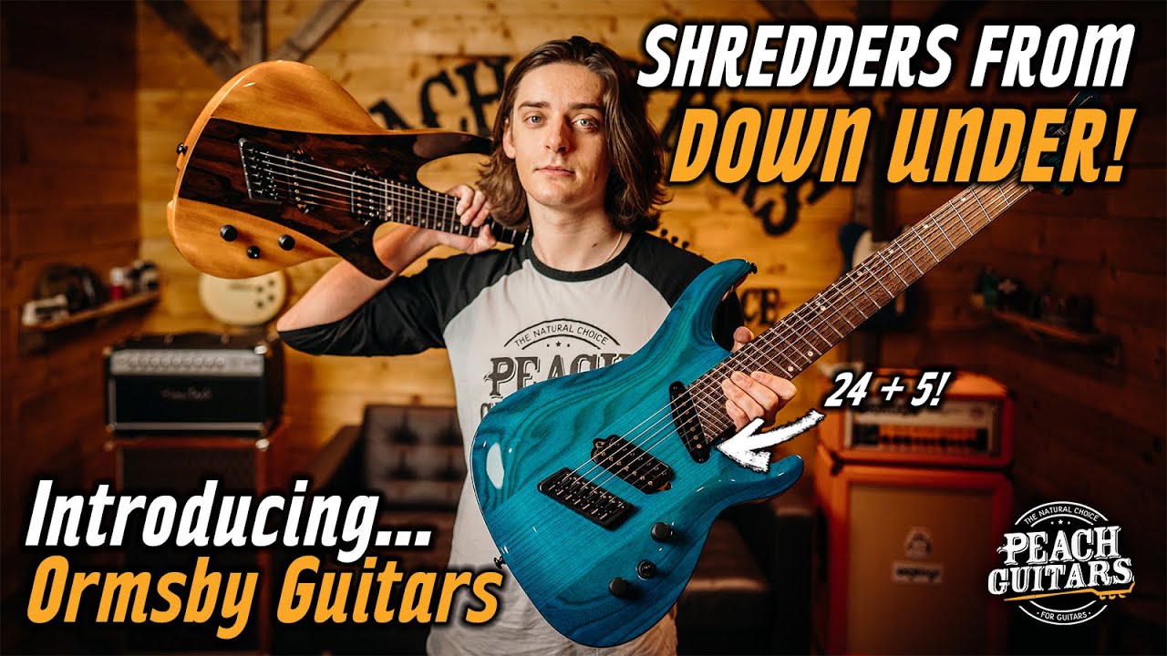 The Super-Shredders from Down Under! Introducing ORMSBY GUITARS!