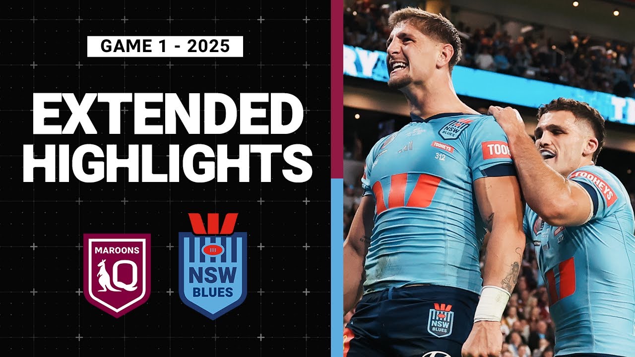 NRL Highlights | 2025 State of Origin Extended Match Highlights | Maroons v Blues | Game 1