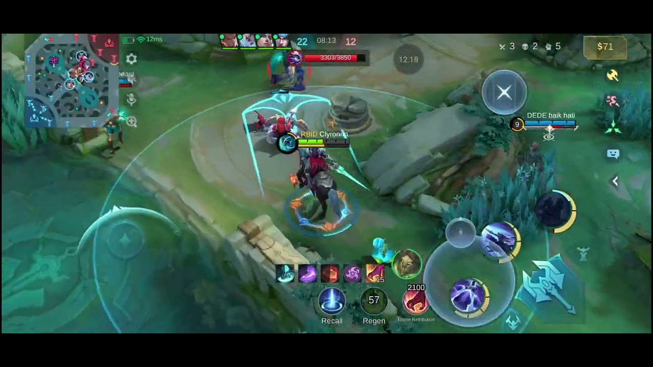 Jungler Leomord Lagi banyak Clear Lane. MLBB