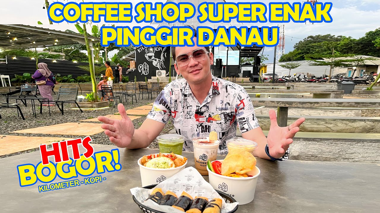 Cafe baru yang lagi HITS di cibinong bogor I #kuliner #vacation #bogor #jajanan #food #kilometerkopi