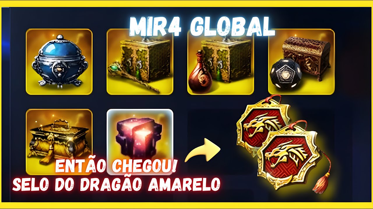 EVENTO DO SELO DO DRAGÃO AMARELO NO GLOBAL MUDOU ALGO? 🤔#mir4