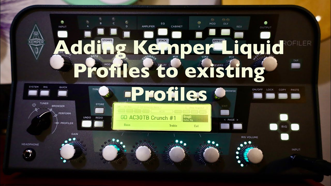 Профилирование жидкости Kemper №1
