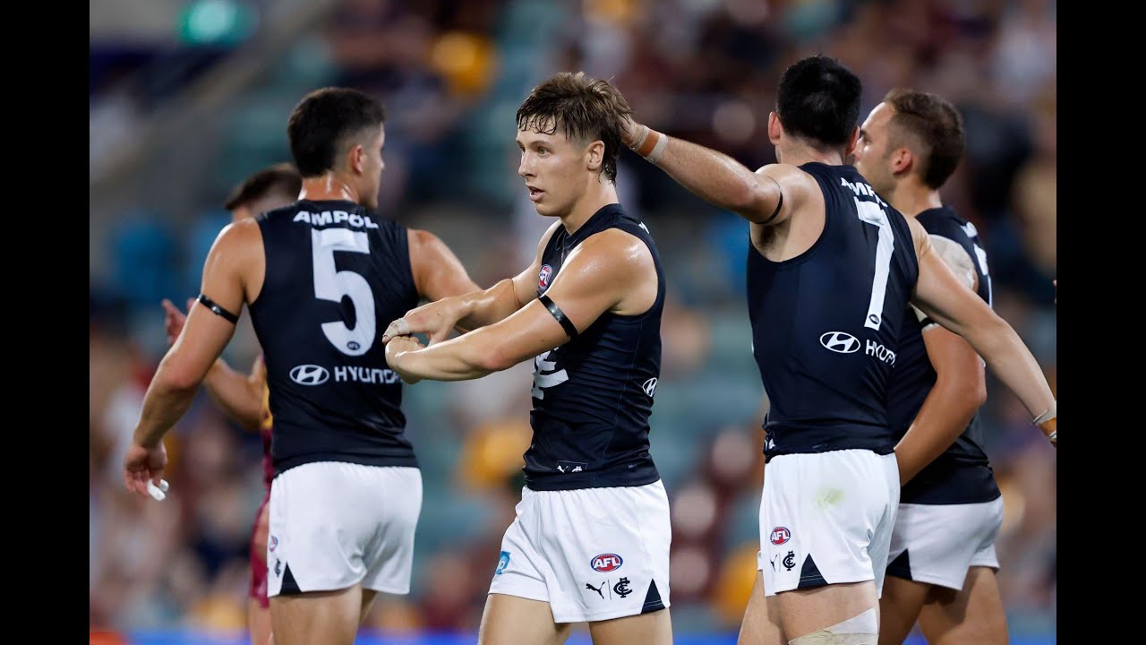 Lachie Fogarty - AFL Opening Round 2024 Highlights - Carlton @ Brisbane
