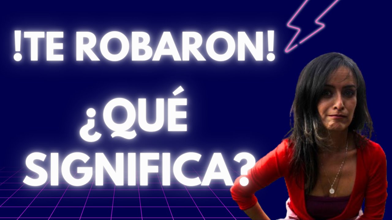 👉¿QUÉ SIGNIFICA que te roben?😢😮😱