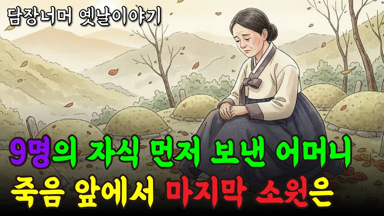 열 자식 낳고 아홉 잃은 어머니...마지막 남은 아들이 한 일ㅣ옛날이야기ㅣ여담ㅣ설화ㅣ조선시대ㅣ오디오북ㅣ