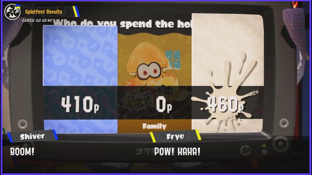 A Member of Team Family's Reaction to the Frostyfest Results...