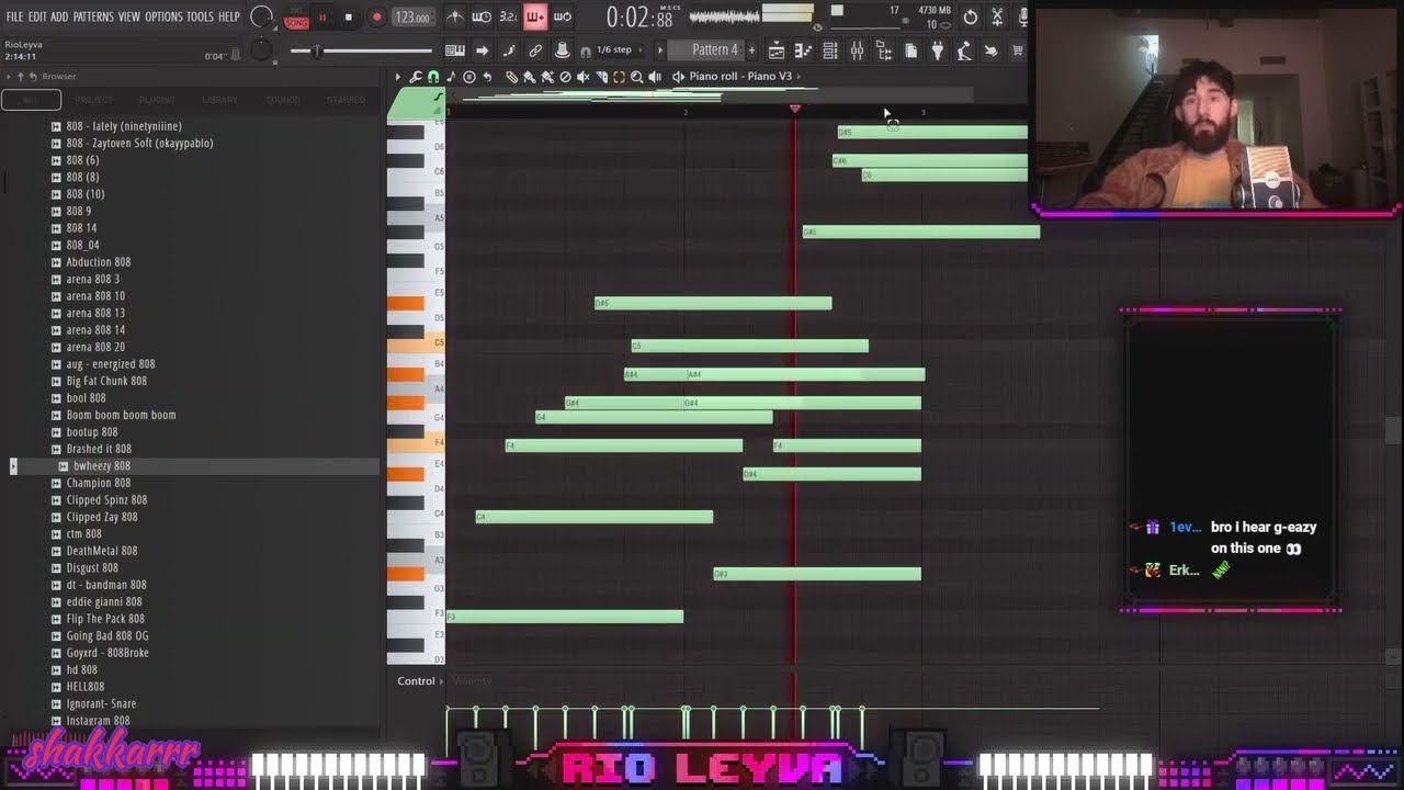 Rio Leyva Making A Beat From Scratch 🪓🎹💿