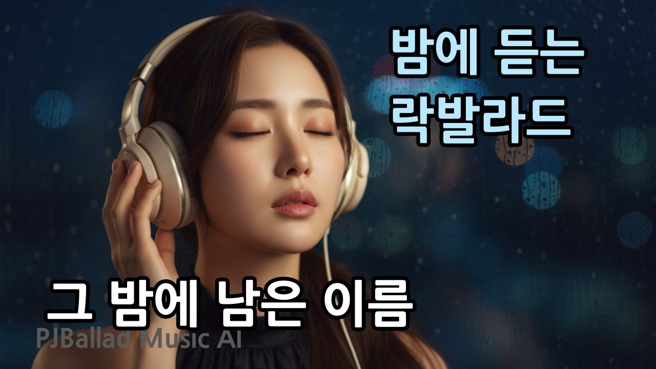 그 밤에 남은 이름(헤어진 밤이 자꾸 길어질 때 듣는 노래)  #락발라드 #감성발라드