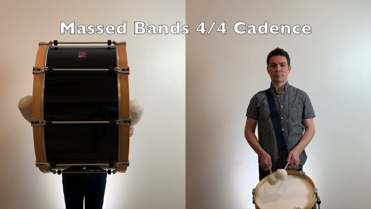 ANAPBA Massed Bands 4/4 Bass and Tenor Drum Cadence