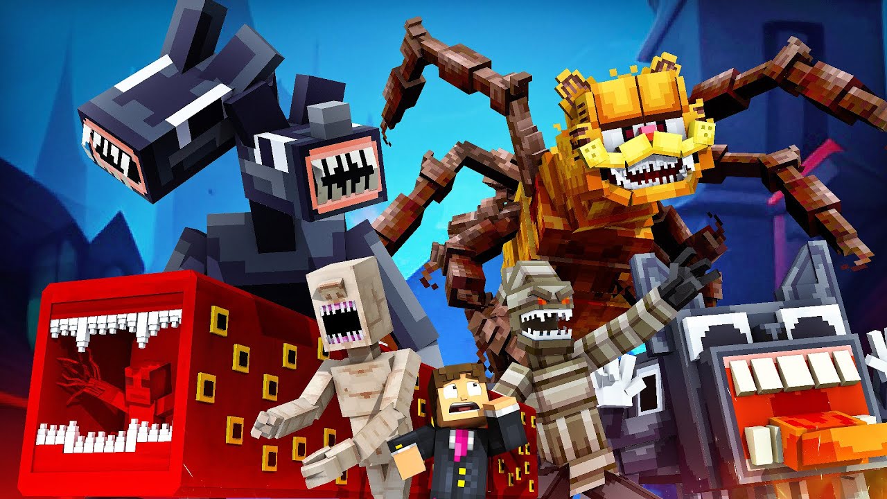 CRIATURAS DO TREVOR HENDERSON NO MINECRAFT ! O FILME