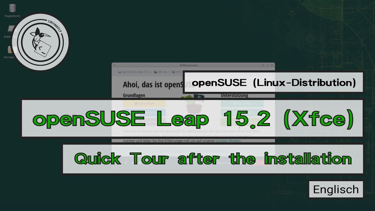 #2 - openSUSE Leap 15.2 ( Xfce) - Quick Tour after the installation - [EN]