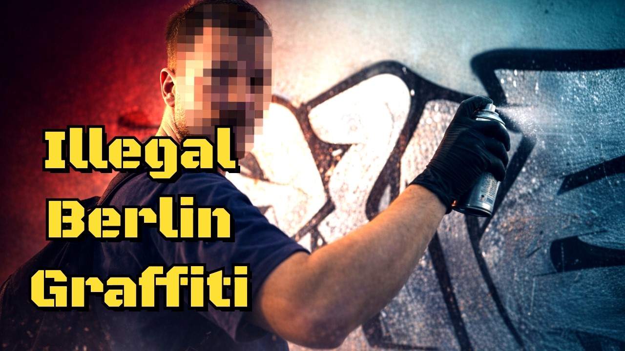 DAS ist ILLEGAL! Wir begleiten einen Graffiti Künstler in Berlin. Ist das Kunst oder Vandalismus?