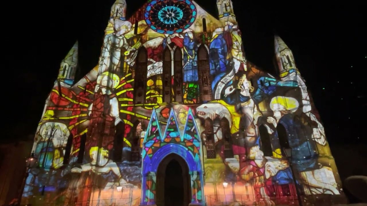 York Minster Colour and Light show