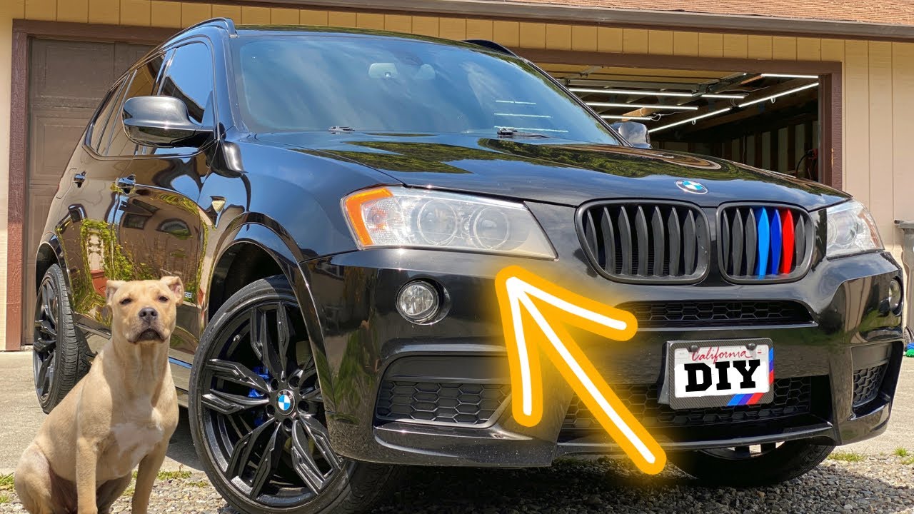 Адаптивная головная боль! Снятие и диагностика фар/бампера BMW F25 X3