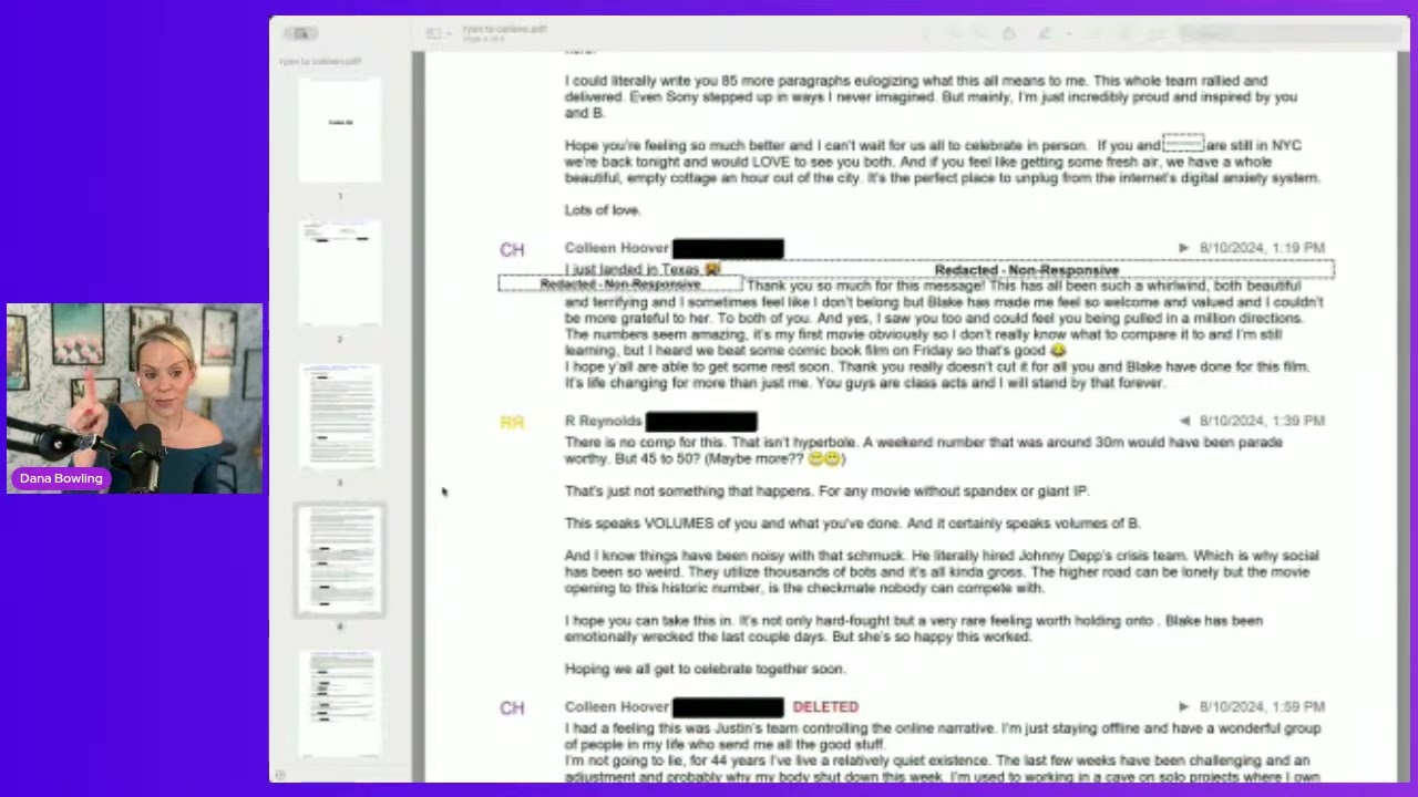 Ryan Reynolds' EPIC Rant to Colleen Hoover: Blaming Justin Baldoni & Crafting a PR Narrative