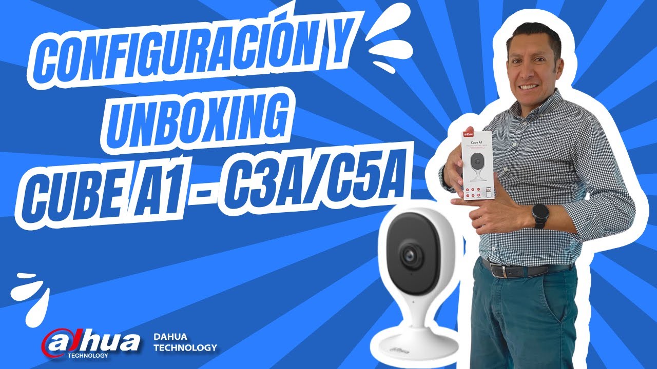 Configuración/ Unboxing de cámara wifi- Cube A1 Modelo DH-C3A/DH-C5A.