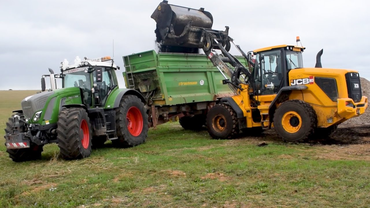 🤠 STRAUTMANN et 939 dans les épandages de compost 💨 & Chargeuse JCB 🟡🤩 | ETA GUILLOTEAU |