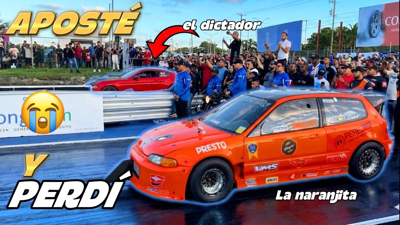 LA NARANJITA VS EL DICTADOR LA CARRERA MAS EPICA🔥 Y YO APOSTANDO😅