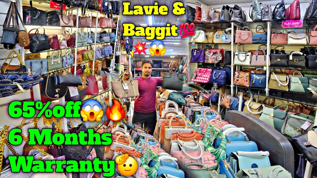 Ladies Bag Lavie & Baggit 65%off😱 / Most Viral Shop💥 / 6Months Warranty🫡 / Mumbai Bag Market 👜Part,2