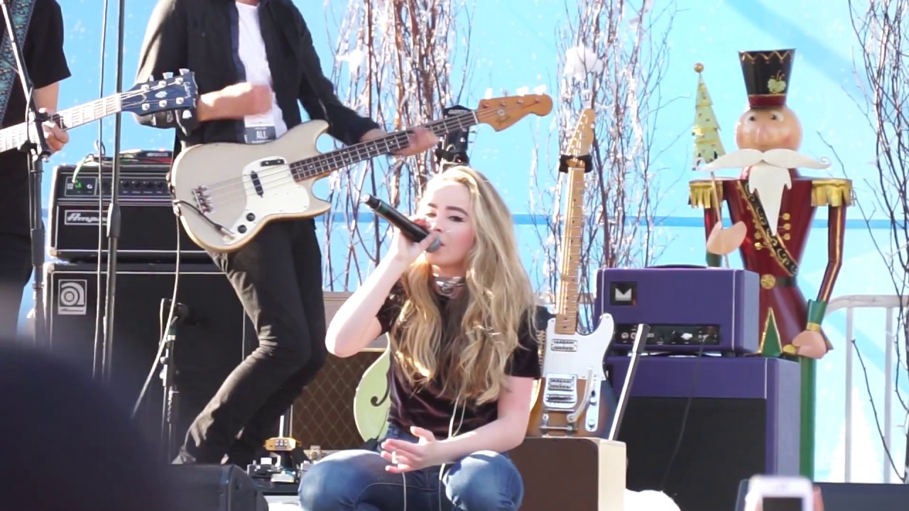 Four Five Seconds -  Eyes Wide Open - Sabrina Carpenter - sound check - Citadel Outlets