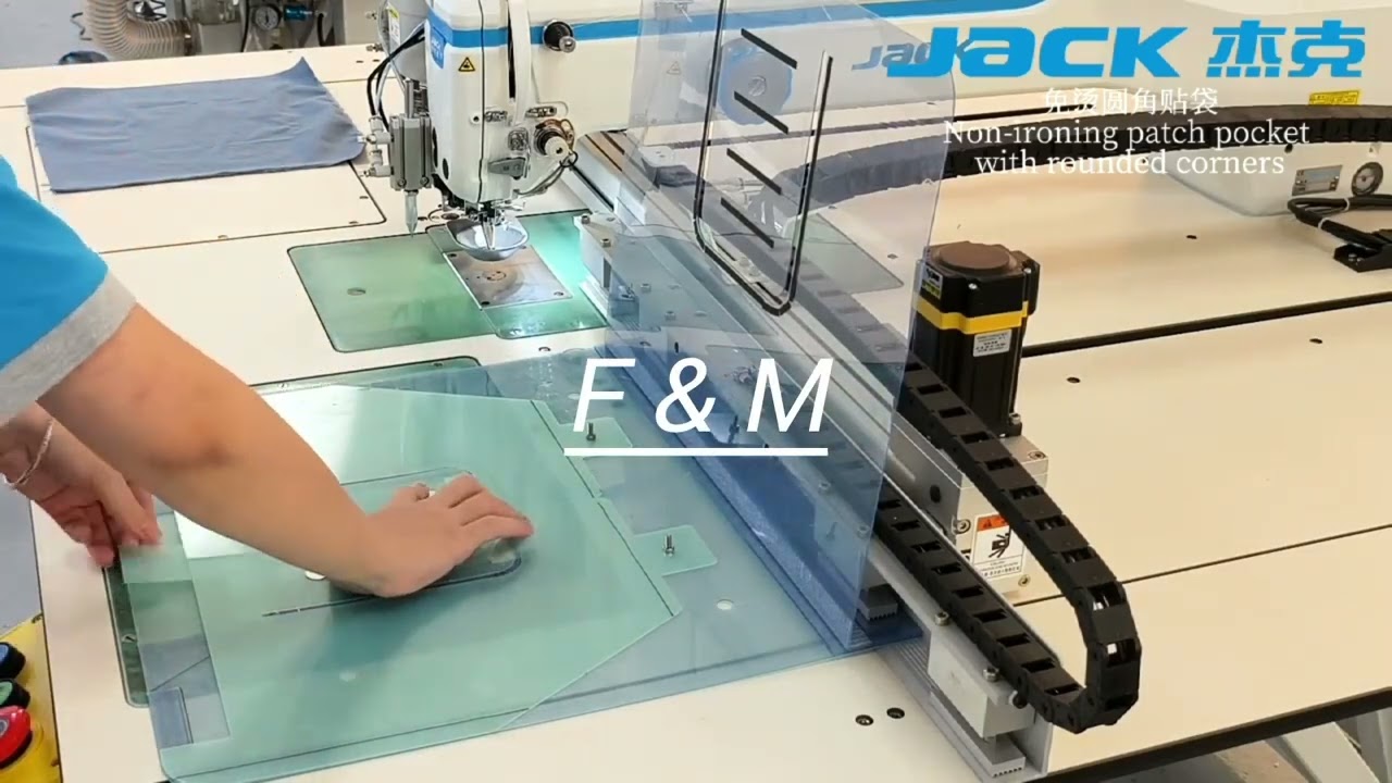 Pocket attached sewing without suction & iron.