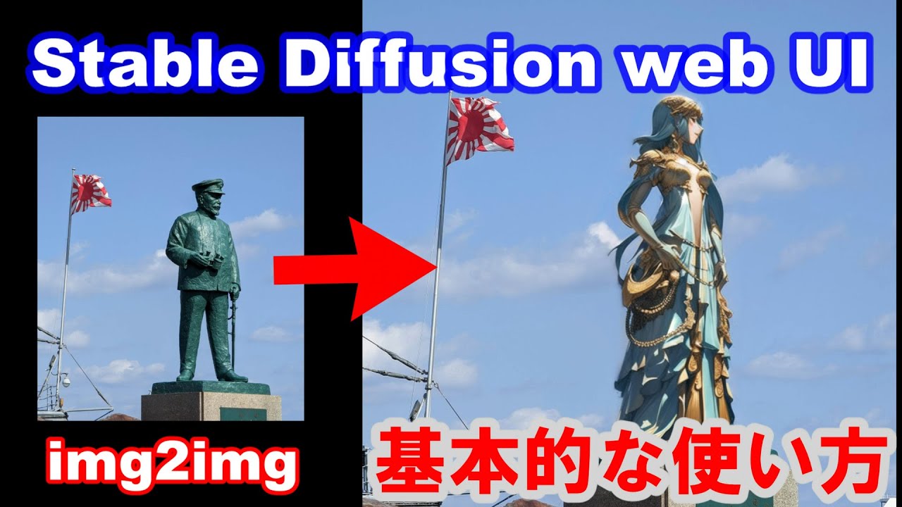 フェイク画像！？ img2imgの使い方 【Stable Diffusion web UI】