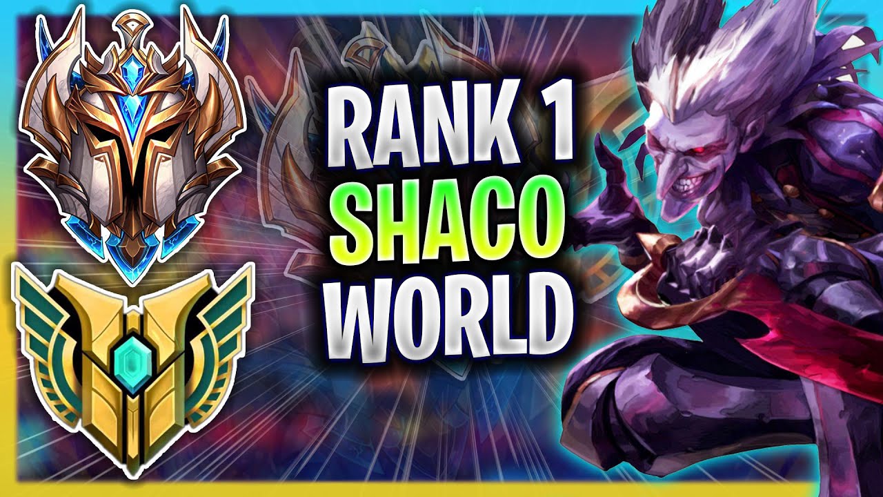 RANK 1 SHACO IN THE WORLD! | RANK 1 SHACO JUNGLE GAMEPLAY | RANK 1 SHACO GUIDE