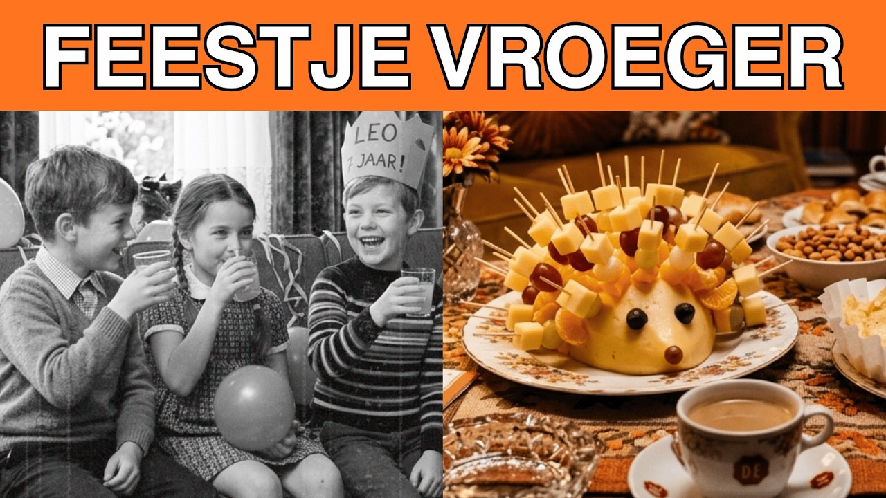 Het Eten Op Een Typisch Nederlandse Kinderverjaardag In De Jaren '70 en '80