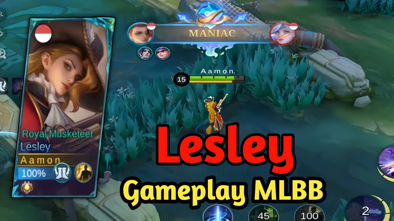 Lesley Gameplay Rank Broken Banget Ini Hero Cuy Wajib Kalian Coba Sebelum Di nerf
