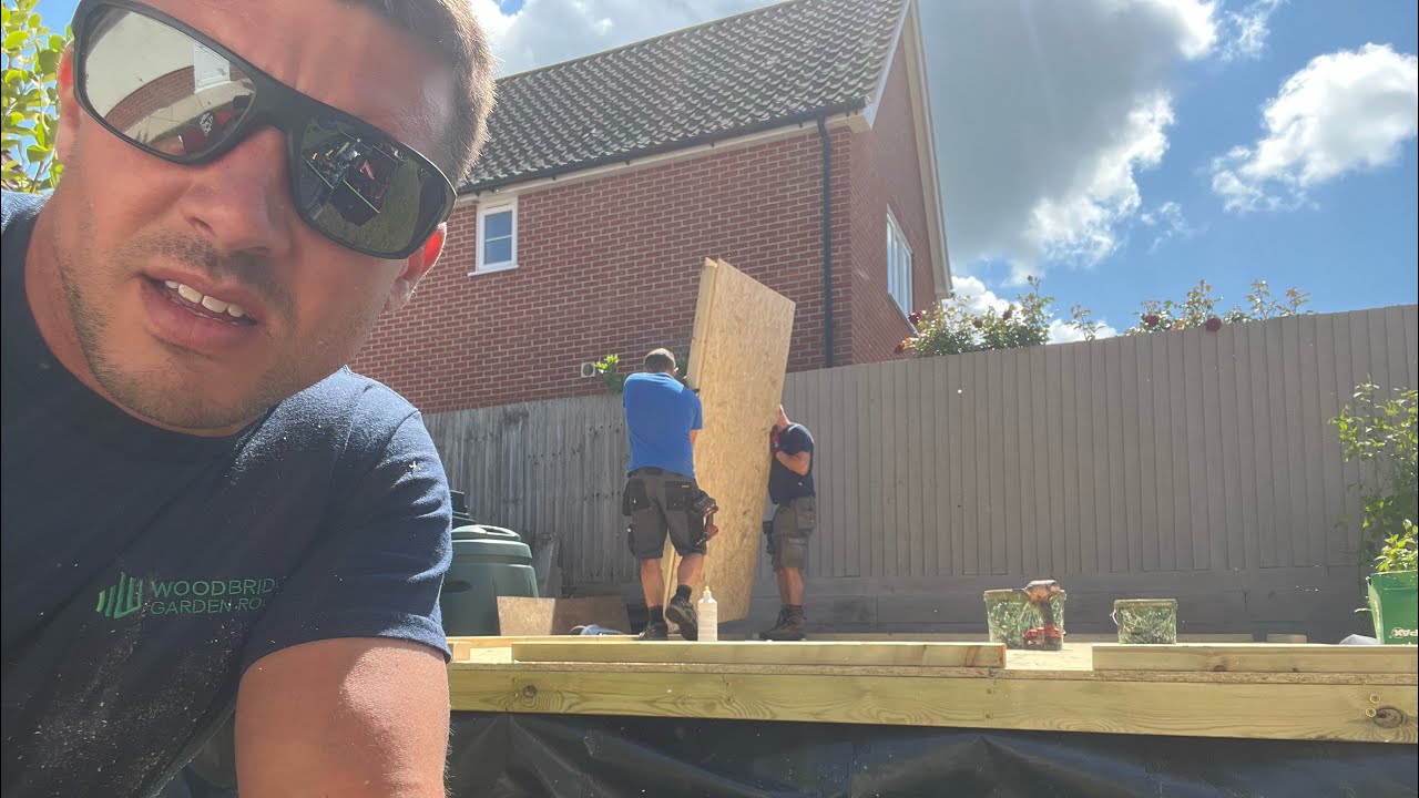 Installing SIP Panel Walls for a Garden Room