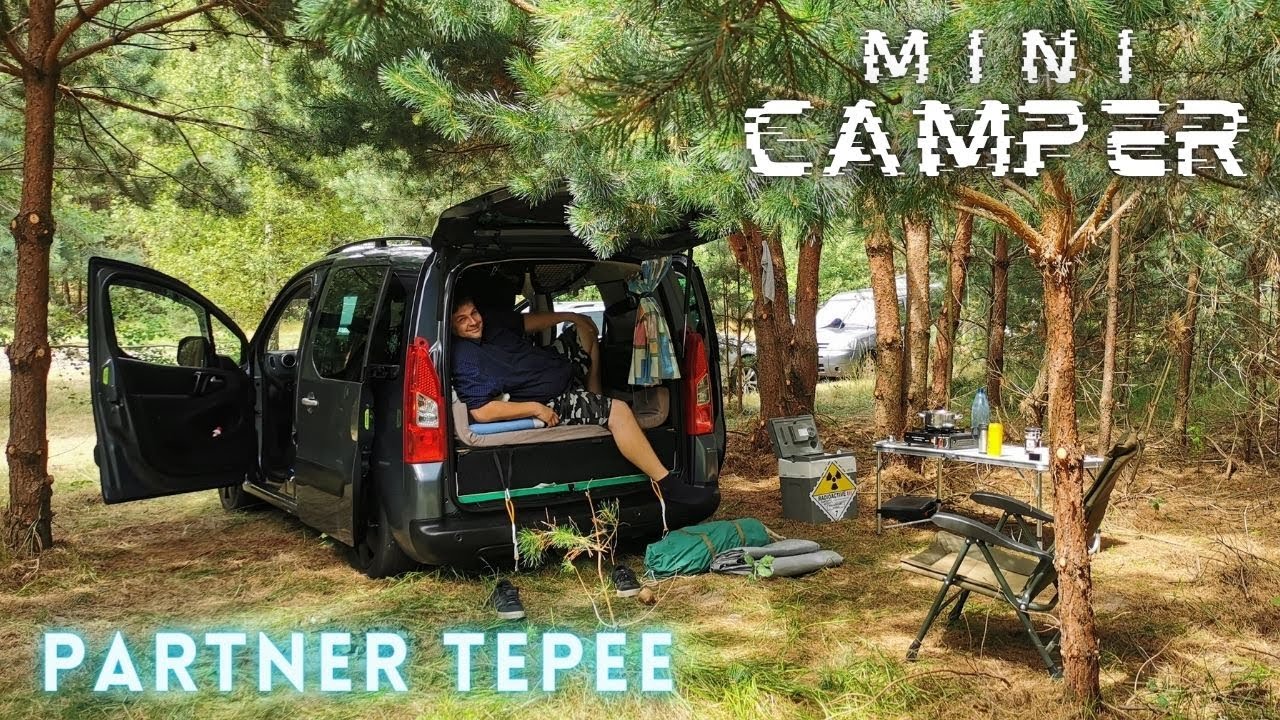 #53 Peugeot Partner TePee jako mini camper na każdą kieszeń 😃 Samochody widzów 🌲🚐🌳 Vantour 4K