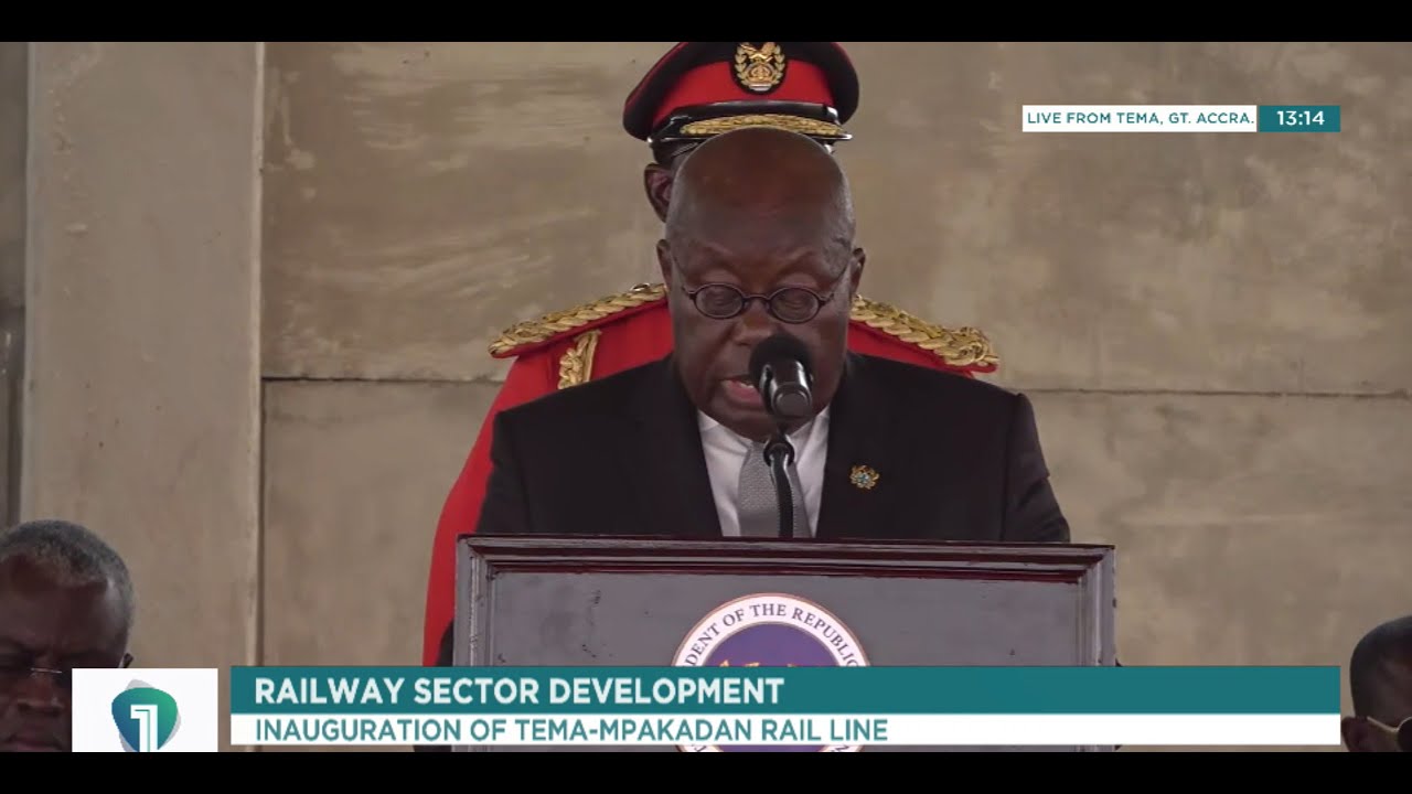 Historic!🤯 President Akufo-Addo Inaugurates Tema-Mpakadan Railway Line