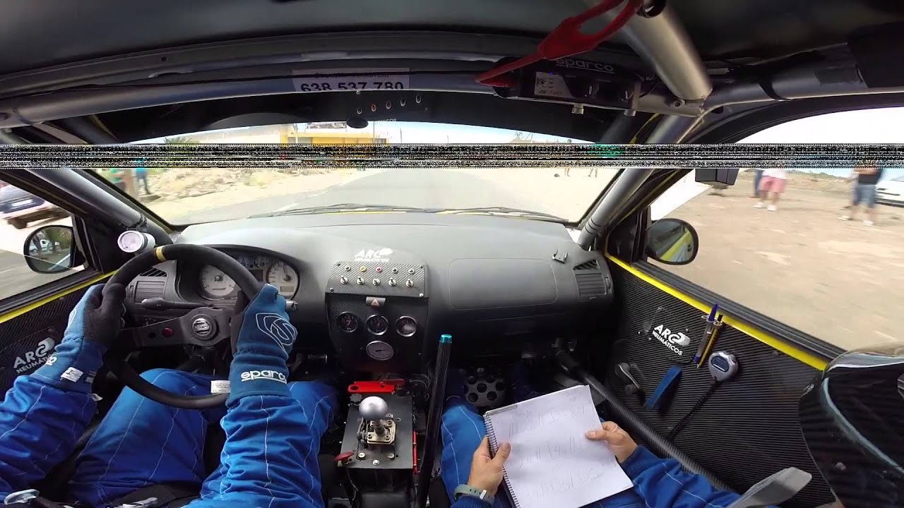 Moisés Rodríguez - Teco Hdez Seat Ibiza Cupra mini rallye sprint atogo 2015