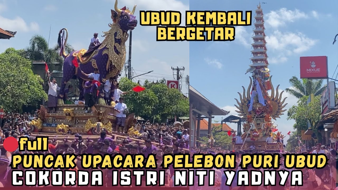 BERLANGSUNG MERIAH Pelebon Cokorda Istri Niti Yadnya Puri Agung Ubud 2025