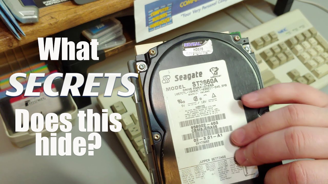 Digital Spelunking - A Seagate HDD form a Packard Bell Axcel 430