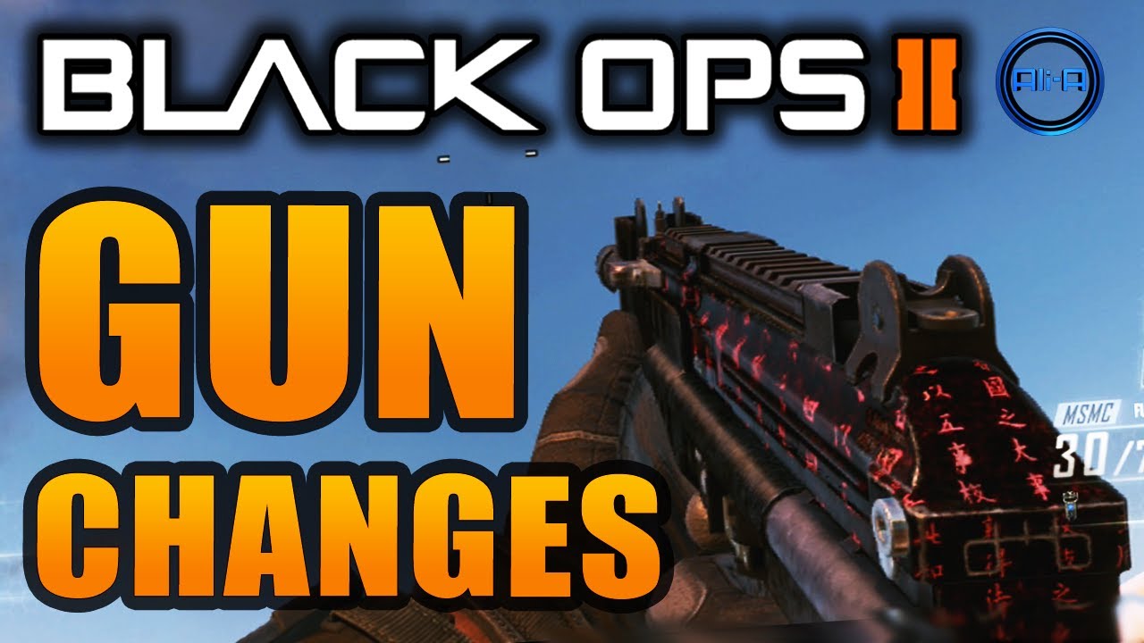 Black Ops 2 - GUN CHANGES! Side-By-Side Comparison! PATCH 1.04 - BO2 Multiplayer Gameplay