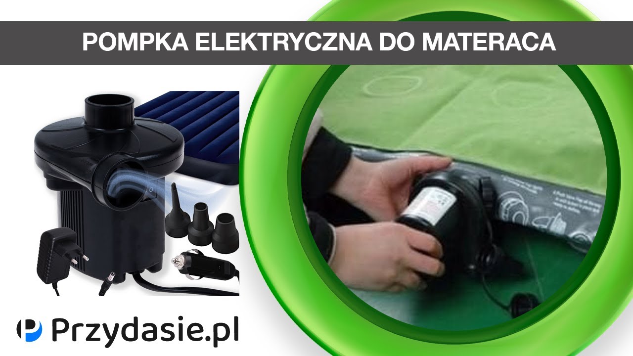 Pompka elektryczna materaca piłka basen 12v 230 | PrzydaSiePL