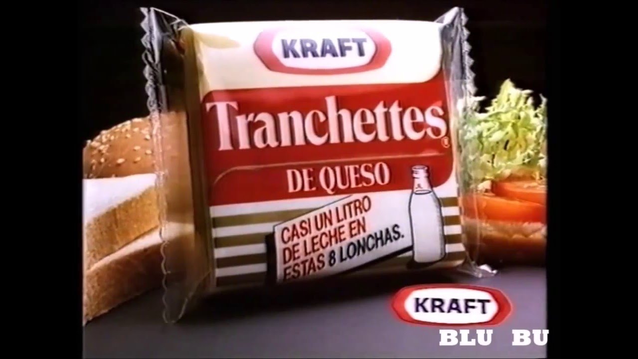 Anuncio Tranchettes Kraft 1988