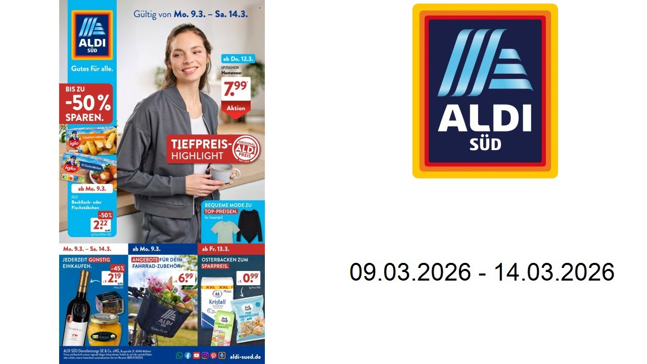 Prospekt ALDI SÜD - vom 09.03. bis 14.03.2026