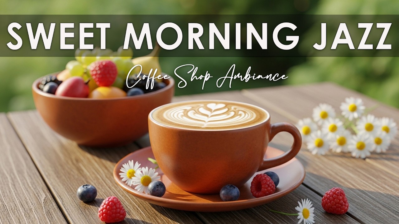 Sweet  Morning Jazz☕ Coffee Shop Ambiance - Bossa Nova Instrumental for Start the Day.