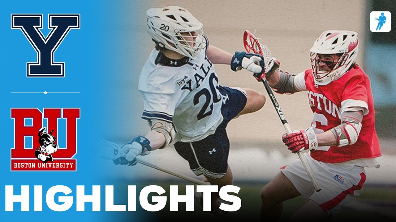 Yale vs Boston University | NCAA College Lacrosse | Highlights - February 21, 2026