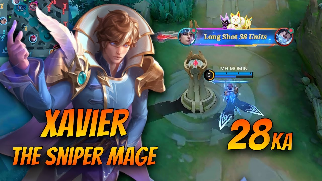 28 KA!! Sniper Xavier is Deadly - Build Top 1 Global Xavier ~ MLBB
